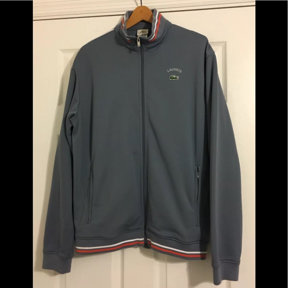 Lacoste Track Jacket Mens Vintage Rare Size 7 XL